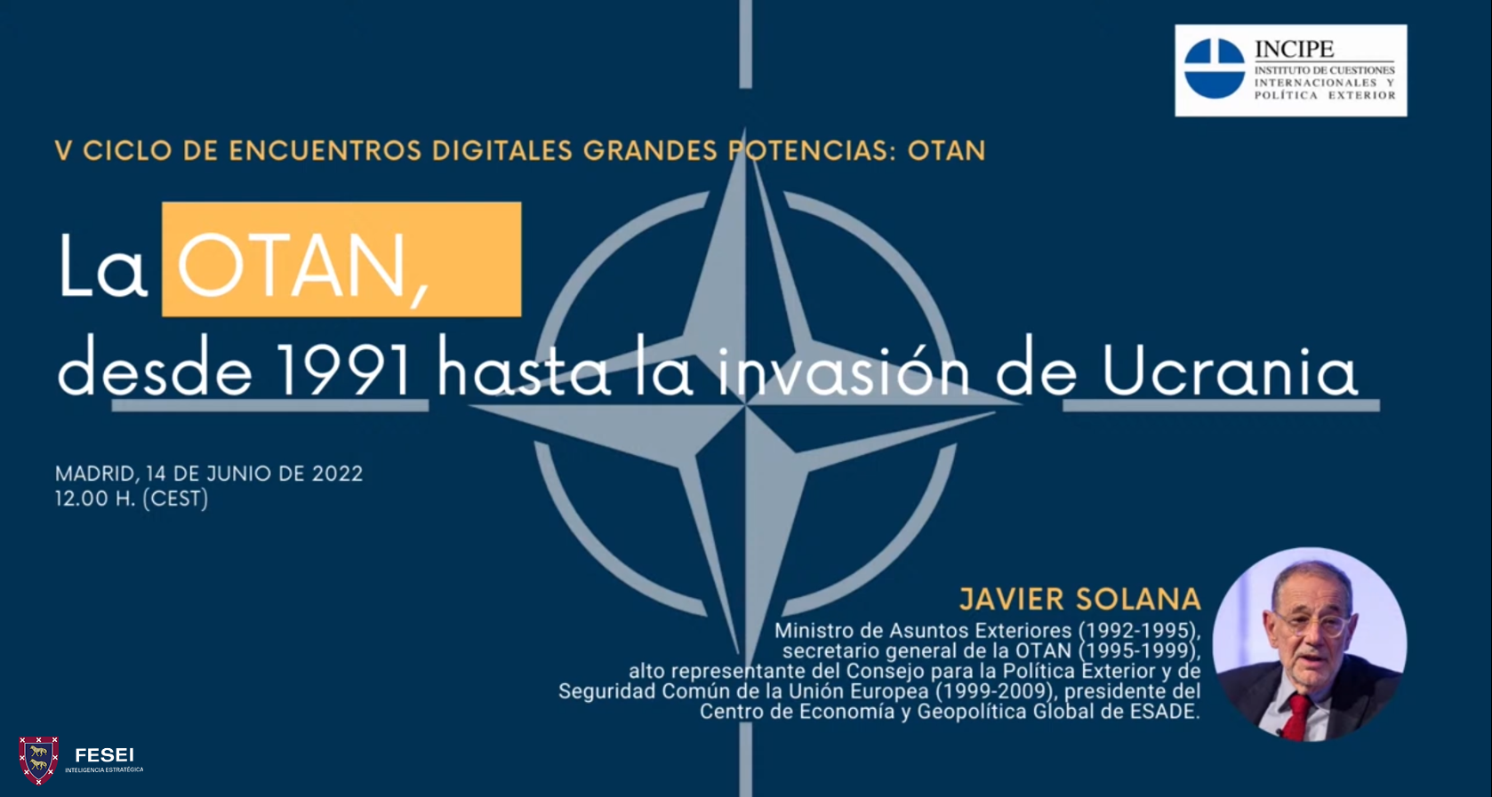 Conference by Mr. Javier Solana on NATO – Fesei.org