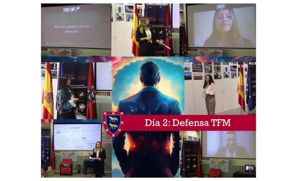 El pasado lunes 13 de octubre, finalizó la defensa de los trabajos de fin de Máster por parte de los alumnos de la XVI Promoción del Máster en Liderazgo, Diplomacia e Inteligencia. Oficial Analista de Inteligencia.