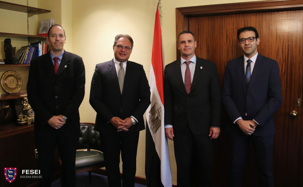 El jueves 9/10/2025 tuvo lugar una reunión de trabajo en la Embajada de la República Árabe de Egipto.
