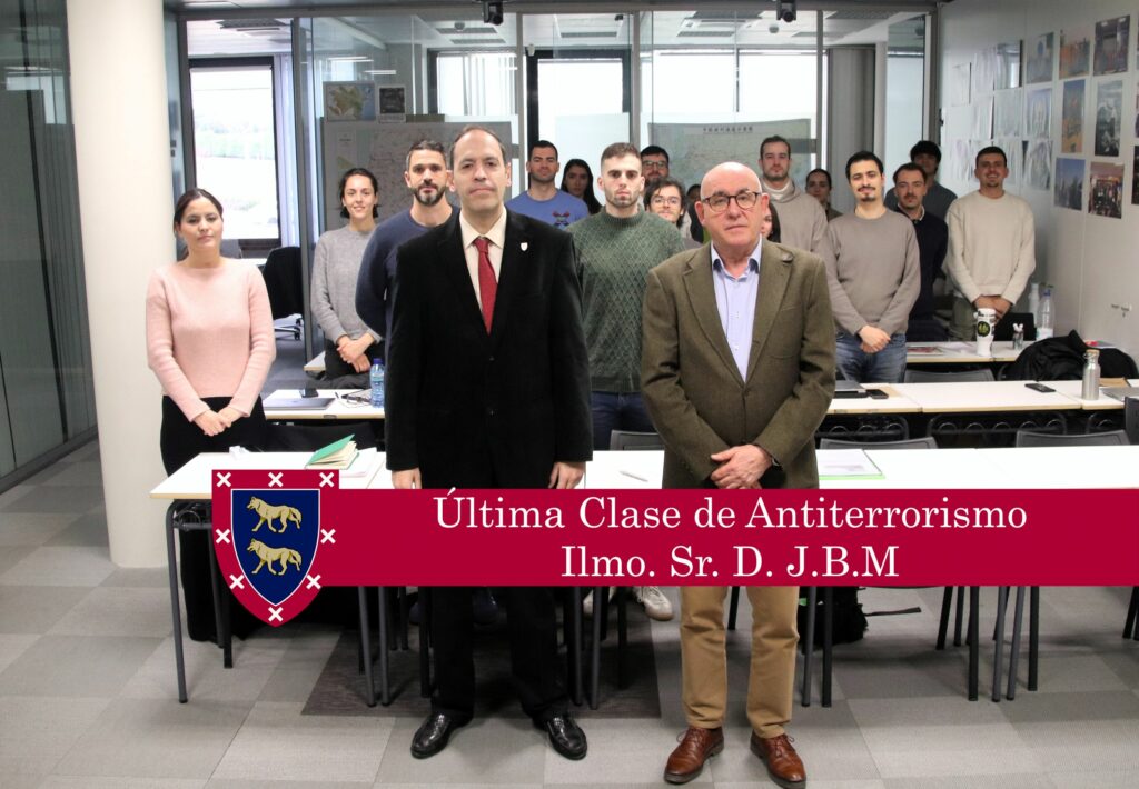 El Comisario Principal don José María Borja impartió su segunda clase el pasado 14/3/2026 en la Fundación de Estudios Estratégicos e Internacionales centrándose en el terrorismo yihadista, analizando su evolución, las amenazas actuales y las estrategias para su prevención y combate en España y Europa.