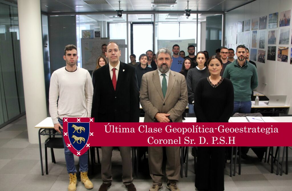 El pasado sábado 21 de febrero de 2026, el Ilmo. Coronel Pedro Sánchez Herráez, Analista Principal del Instituto Español de Estudios Estratégicos (IEEE), impartió su última sesión del módulo de Geopolítica del Máster en Liderazgo, Diplomacia e Inteligencia, Oficial Analista de Inteligencia,  Experto Universitario en Ciberinteligencia, en su XVII Promoción.