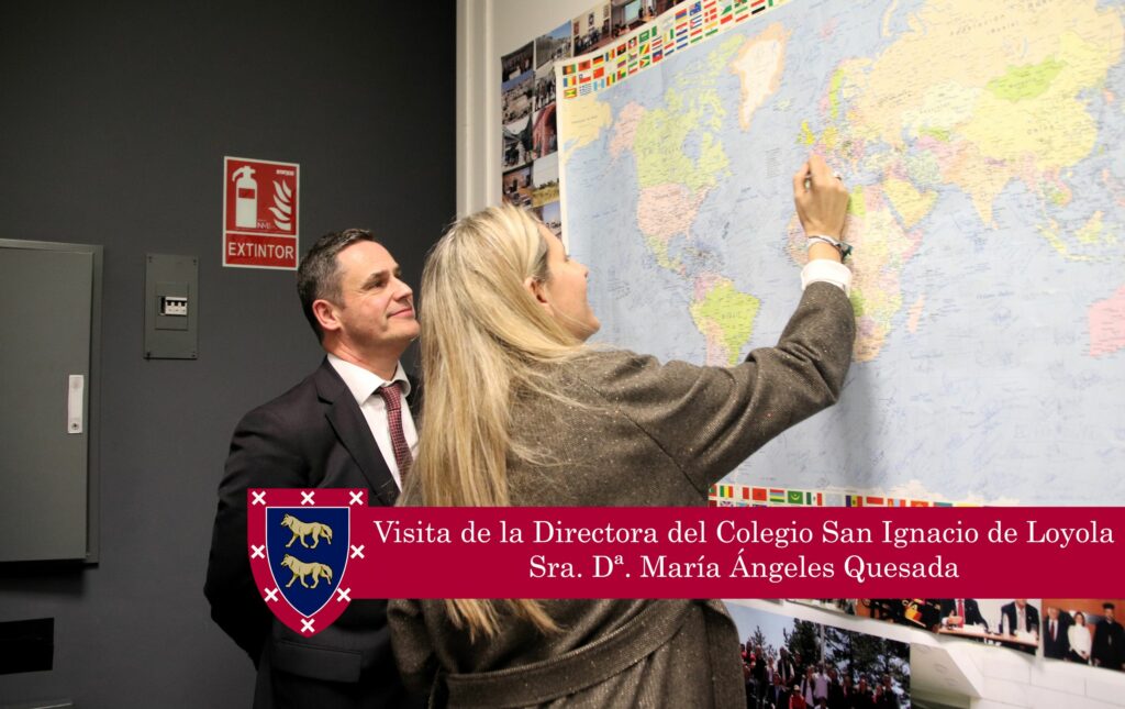 El pasado 20 de febrero, visitó las instalaciones de la Fundación de Estudios Estratégicos e Internacionales, FESEI, la Directora del Colegio San Ignacio de Loyola de Torrelodones,  Dª. María Ángeles Quesada Garrido junto con el miembro del Consejo de FESEI D. Juan Bautista Núñez Rodríguez.