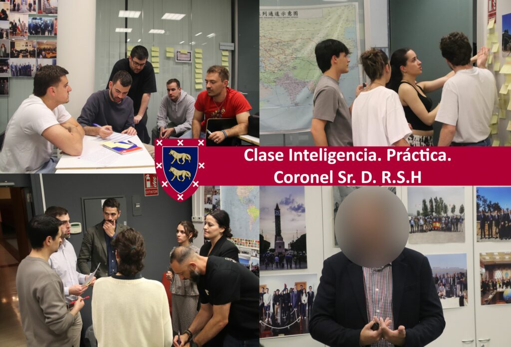 En la segunda clase de Inteligencia impartida por el Coronel R.S.H. el pasado 9/5/2026, se profundizó en el análisis de casos prácticos y la resolución de los ejercicios simulaciones prácticas de 