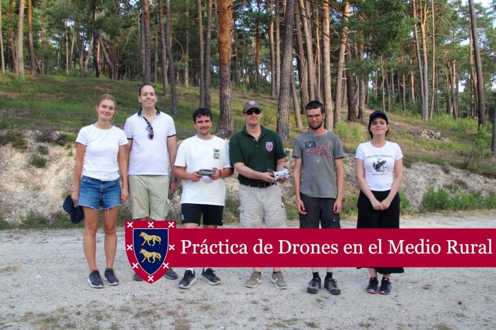 El curso de Drones que se inició en su parte teórica el día 05/02/2026 con la asistencia como alumnos R.S.R (becado por FESEI) y también, A.L.R de Hontoria del Pinar, junto con alumnos de otras provincias de España, se completó los pasados días; 07-08 y 09/07/2026. 